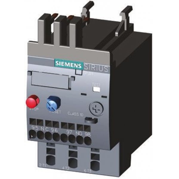 Siemens 3RU2116-0EB0 Overload Relay NO/NC, 0.28 → 0.4 A, 400 mA, 0.09 kW