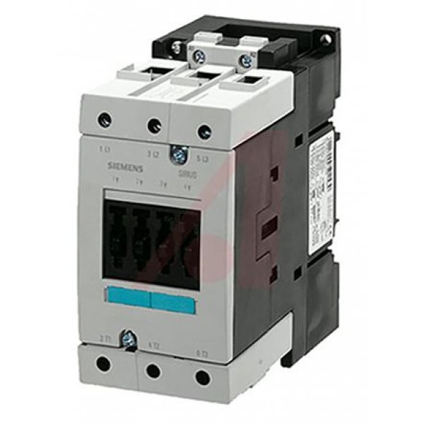 Siemens 3RT1046-1AP60 3 Pole Contactor, 3NO, 95 A, 45 kW (AC3), 230 V ac Coil