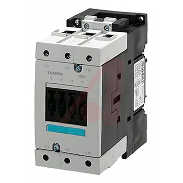 Siemens 3RT1044-1AC20 3 Pole Contactor, 3NO, 65 A, 30 kW (AC3), 24 V ac Coil