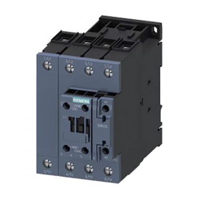 Siemens 3RT2336-1AU00 4 Pole Contactor, 4NO, 60 A, 39 kW (AC3), 230 V ac Coil