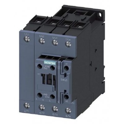 Siemens 3RT2535-1AP00 4 Pole Contactor, 2NO/2NC, 35 A, 18.5 kW (AC3), 230 V ac Coil