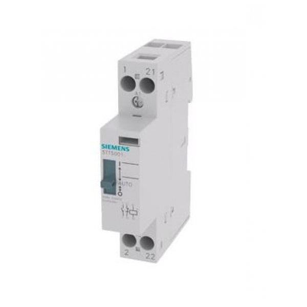 Siemens 5TT5001-8 2 Pole Installation Contactor, NO/NC, 20 A, 1.7 W, 230 V ac Coil