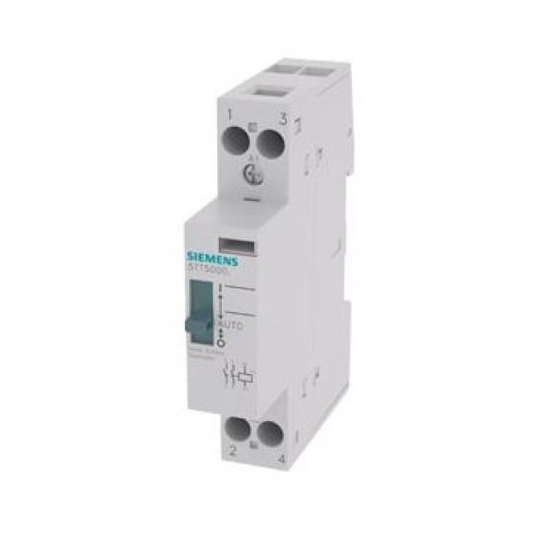 Siemens 5TT5000-6 2 Pole Installation Contactor, 2NO, 20 A, 1.7 W, 230 V ac Coil
