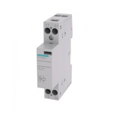 Siemens 5TT5002-0 2 Pole Installation Contactor, 2NC, 20 A, 1.7 W, 230 V ac Coil