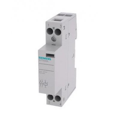 Siemens 5TT5000-0 2 Pole Installation Contactor, 2NO, 20 A, 1.7 W, 230 V ac Coil
