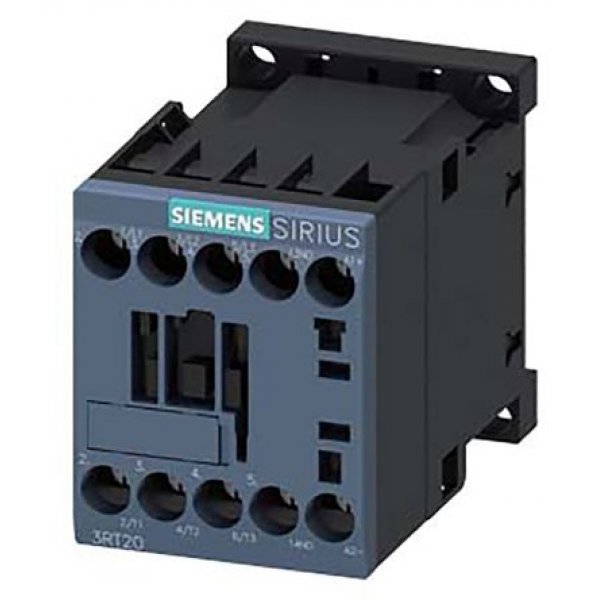 Siemens 3RT2517-1AF00 4 Pole Contactor, 2NO/2NC, 12 A, 5.5 kW (AC3), 110 V ac Coil