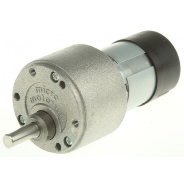 Micromotors RH158-12-630 Geared, 8 W, 12 V, 1 Nm, 9 rpm, 6mm Shaft Diameter
