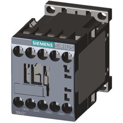 Siemens 3RT2017-1AP02 3 Pole Contactor, 3NO, 12 A, 5.5 kW (AC3)