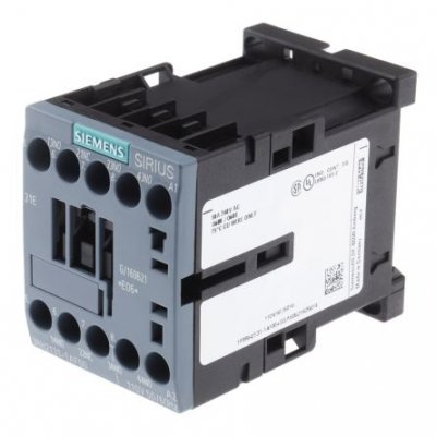 Siemens 3RH2131-1AF00 Contactor, 110 V ac Coil, 4 Pole, 10 A, 3NO + 1NC