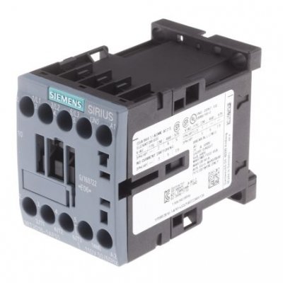 Siemens 3RT2016-1AF01 3 Pole Contactor, 3NO, 9 A, 4 kW (AC3), 110 V ac Coil