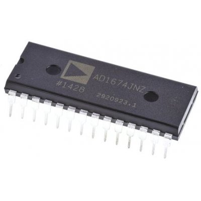 Analog Devices AD1674JNZ 12-bit- ADC 100ksps, 28-Pin PDIP