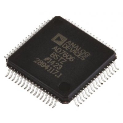 Analog Devices AD7606BSTZ 16-Bit Parallel/Serial ADC, 64-Pin LQFP