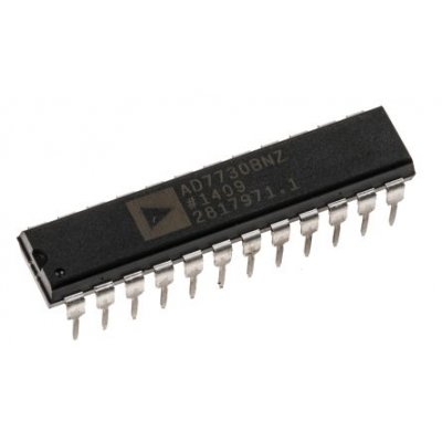 Analog Devices AD7730BNZ 24-bit Serial ADC Differential Input, 24-Pin PDIP