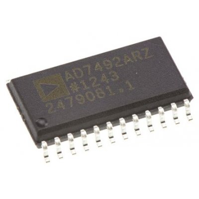 Analog Devices AD7492ARZ 12-bit Parallel ADC, 24-Pin SOIC W