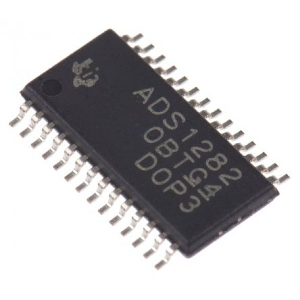 Texas Instruments ADS1282IPW 31-bit Serial ADC Differential Input, 28-Pin TSSOP