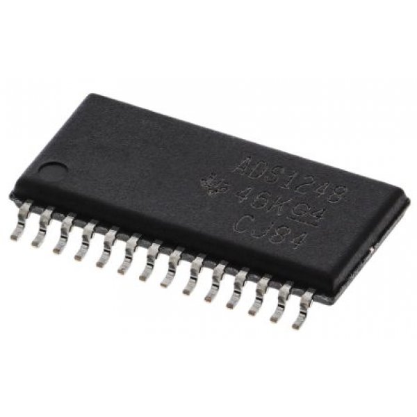 Texas Instruments ADS1248IPW  24-bit Serial ADC Differential, Single Ended Input