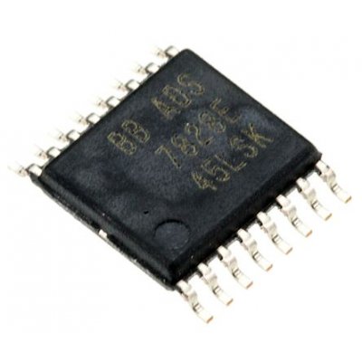 Texas Instruments ADS7828E/250  12-bit Serial ADC Differential, Pseudo Differential Input