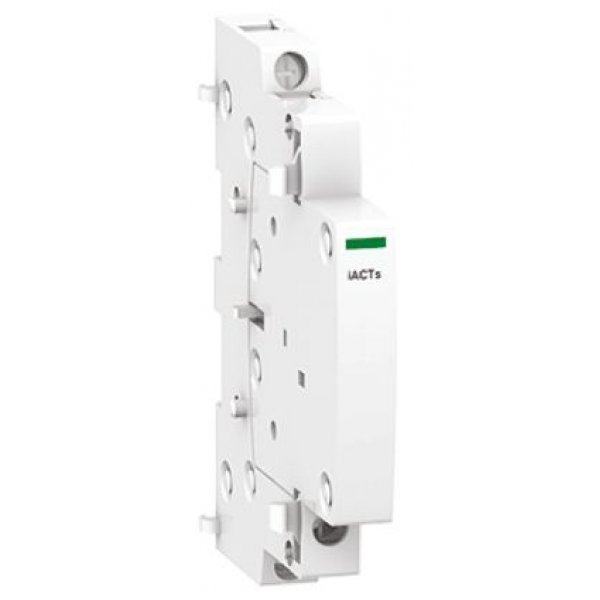Schneider Electric A9C15915 DIN Rail Mount Auxiliary Contact with Screw Terminal