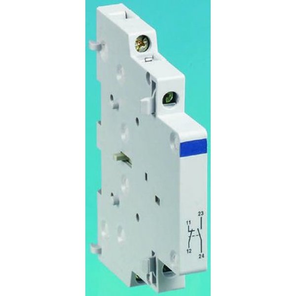 Schneider Electric GAC0521 Auxiliary Contact - 1NC + 1NO, 2 Contact, Side Mount