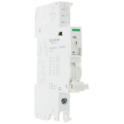 Schneider Electric A9A26927 DIN Rail Mount Auxiliary Contact with Screw Terminal