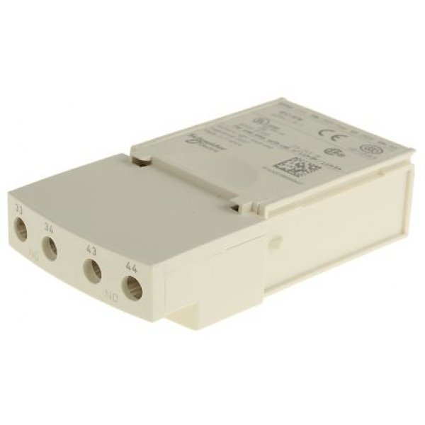Schneider Electric LUFN20 Auxiliary Contact, 2NO, 5 A, 24 → 250 V ac/dc