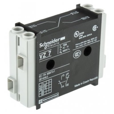 Schneider Electric VZ7 Auxiliary Contact - 1NC + 1NO, 2 Contact
