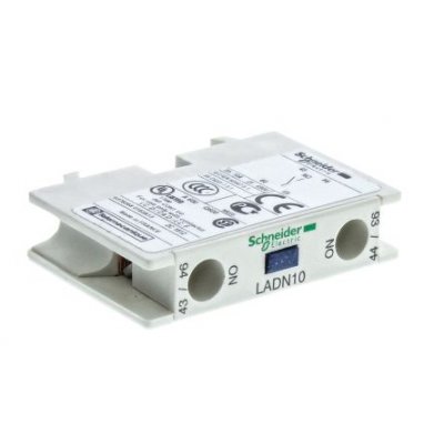 Schneider Electric LADN10 Auxiliary Contact Block - 1NO, 1 Contact, Front Mount
