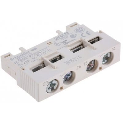 Schneider Electric GVAE20 Auxiliary Contact - 2NO, 2 Contact, Front Mount