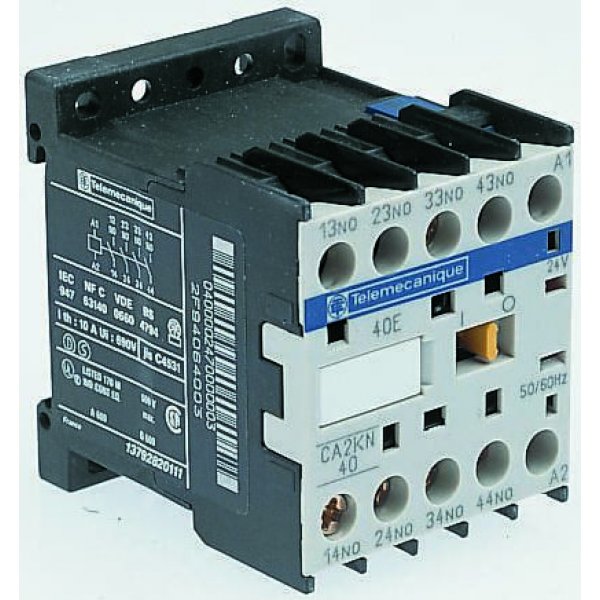 Schneider Electric CA3KN22ED  Control Relay 2NO/2NC, 10 A