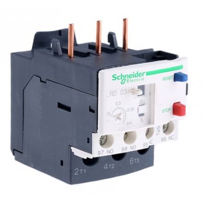 Schneider Electric LRD03 Thermal Overload Relay NO/NC, 0.25 → 0.4 A, 400 mA