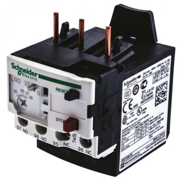 Schneider Electric LRD35  Thermal Overload Relay NO/NC, 30 → 38 A, 38 A