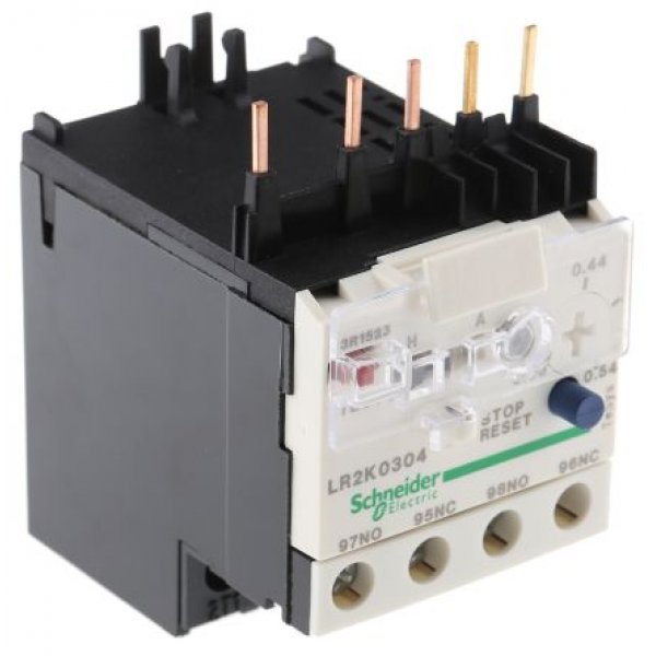 Schneider Electric LR2K0304 Thermal Overload Relay NO/NC, 0.36 → 0.54 A