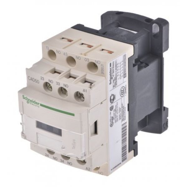 Schneider Electric CAD50F7 Control Relay 5NO, 10 A