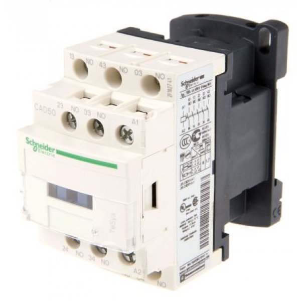 Schneider Electric CAD50P7 Control Relay 5NO, 10 A