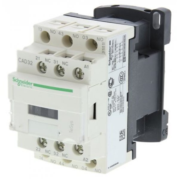 Schneider Electric CAD32P7 Control Relay 3NO/2NC, 10 A