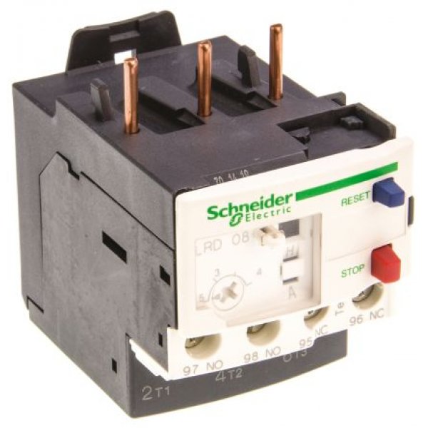 Schneider Electric LRD08 Overload Relay NO/NC, 2.5 → 4 A, 4 A