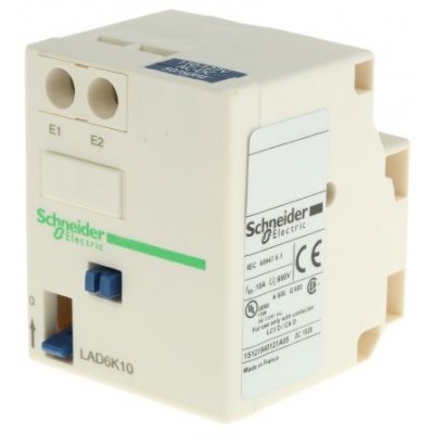 Schneider Electric LAD6K10F Contactor Latching Block for use with LC1 Series