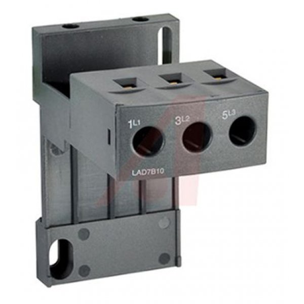 Schneider Electric LAD7B10 Terminal Block for use with LDR01-35, LR3D01-35
