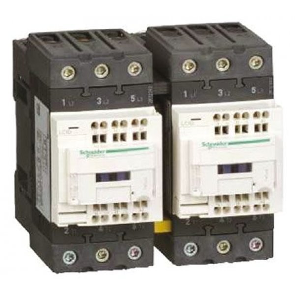 Schneider Electric LC2D65A3GD 3 Pole Contactor, 37 kW, 110 V dc Coil