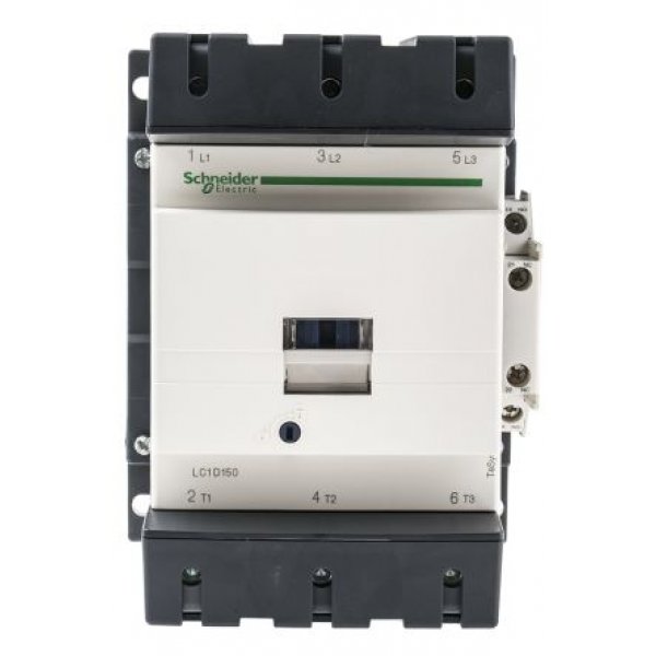 Schneider Electric LC1D150BD 3 Pole Contactor, 3NO, 150 A, 80 kW