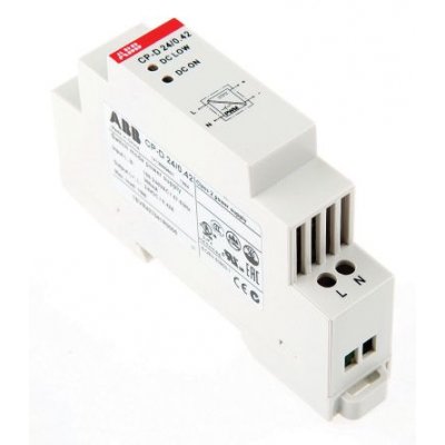 ABB 1SVR427041R0000 Switch Mode DIN Rail Power Supply, 90 → 264V ac ac, dc Input, 24V