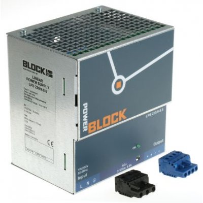 Block LPS230/9-0.5 DIN Rail Panel Mount Power Supply, 2.5 → 6W, 5V dc/ 500mA