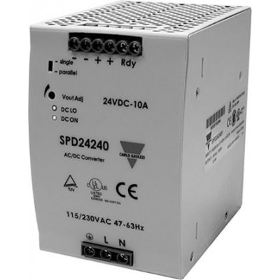 Carlo Gavazzi SPD482401B Switch Mode DIN Rail Power Supply, 240W, 48V dc/ 5A