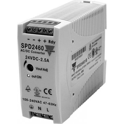 Carlo Gavazzi SPD48601 Switch Mode DIN Rail Power Supply, 60W, 48V dc/ 1.25A