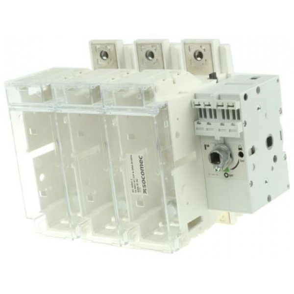 Socomec 3841 3021 Fused Isolator Switch, 3P Pole, 200A Max Current, 200A Fuse Current