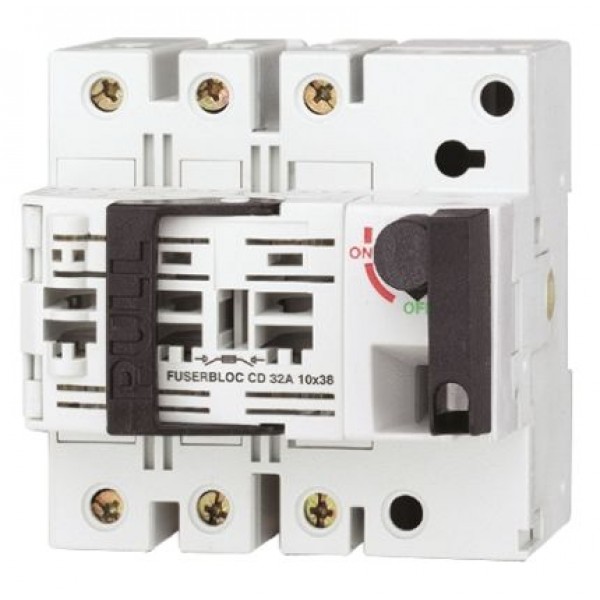 Socomec 3631 4002 Fused Isolator Switch, 3P + N Pole, 25A Max Current