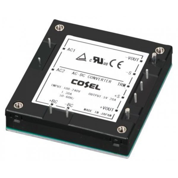 Cosel TUNS100F12 Embedded Switch Mode Power Supply SMPS, 8.4A, 12V dc