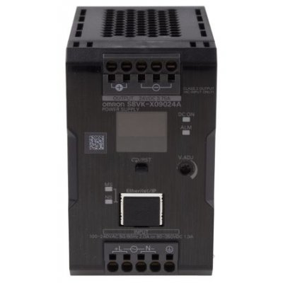 Omron S8VK-X09024A-EIP DIN Rail Panel Mount Power Supply, 90W, 24V dc/ 3.75A