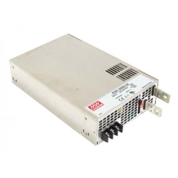 Mean Well RSP-3000-48 Enclosed, Switching Power Supply, 48V dc, 62.5A, 3kW