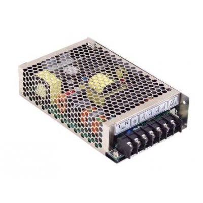 Mean Well HRPG-150-5RS Enclosed, Switching Power Supply, 5V dc, 26A, 130W